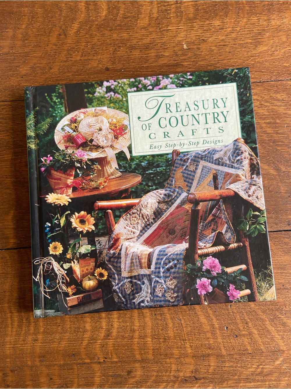 📕🌻 VTG 90s Treasury of Country Crafts Designs DIY Guide Cottagecore Witch Nature
